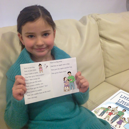 “My daughter is really enjoying Little Stories for Little Folks. It all just clicks with her and she is zooming along!” —Kacey, CO