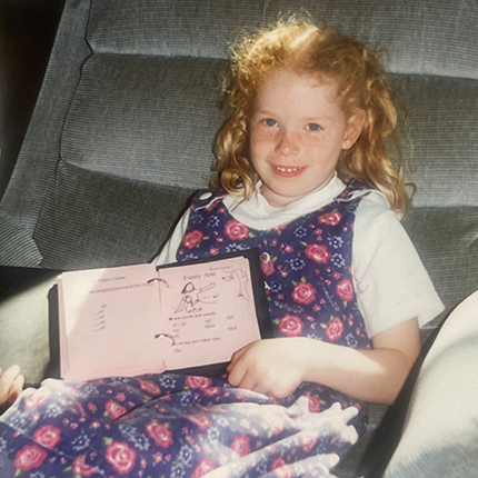RoseMary in 1995 with the original set of Level 1 booklets
