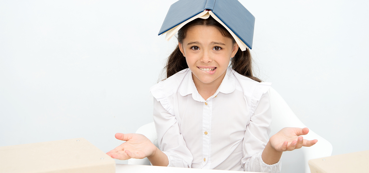 Girl confused by standardized testing