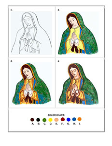 How to Draw: Our Lady of Guadalupe