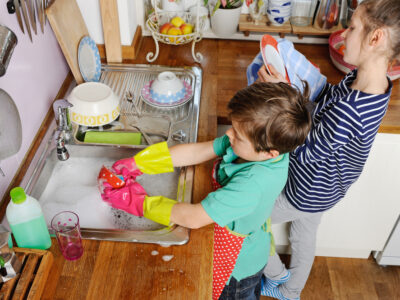 housework and homeschool